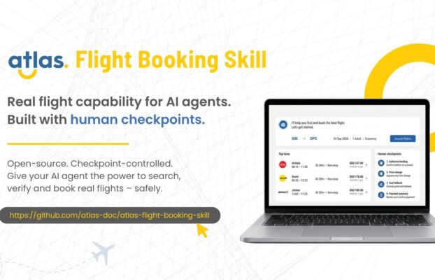 Atlas Open-Sources Flight Booking Skill, Giving AI Agents Live Search and Controlled Booking